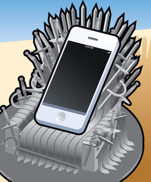 Железный трон для телефона своими руками