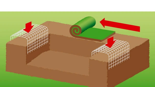 Как сделать на даче травяной диван