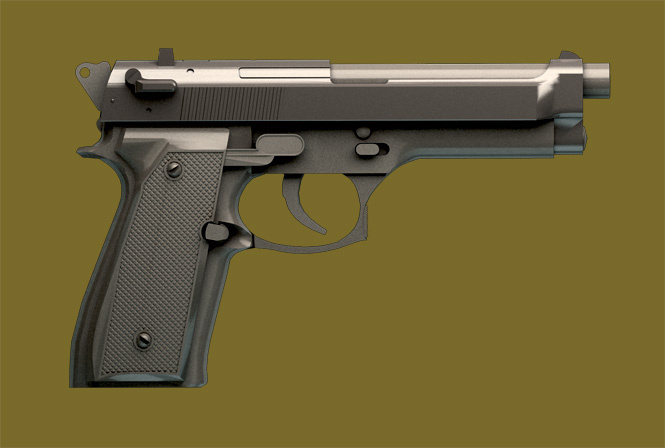 9мм пистолет Beretta 9мм пистолет Beretta