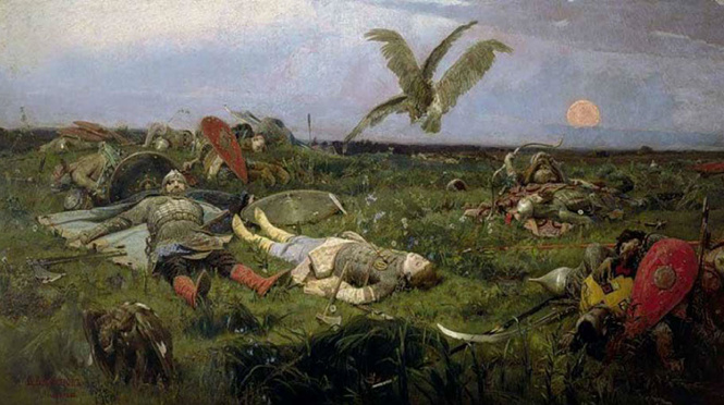 После побоища Игоря Святославича с половцами После побоища Игоря Святославича с половцами