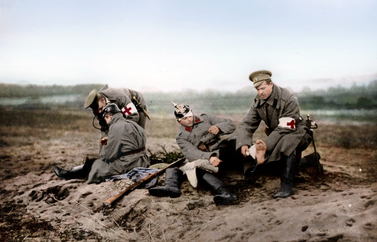 Раскрашенные фото Российской императорской армии в WWI История