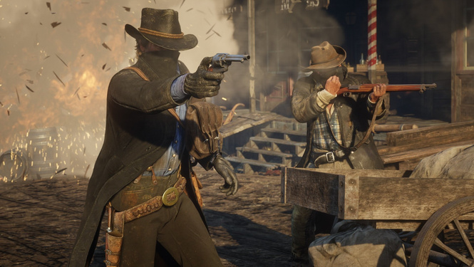 Вышел первый геймплей-трейлер Red Dead Redemption 2. Кажется, у нас появилась игра года Вышел первый геймплей-трейлер Red Dead Redemption 2. Кажется, у нас появилась игра года