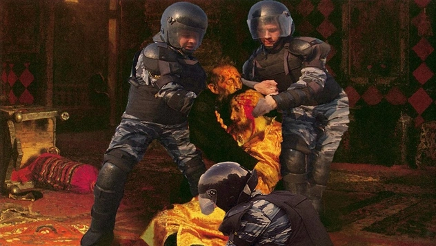 Силовики стали персонажами фотожаб после жестких задержаний участников протестов 27 июля в Москве