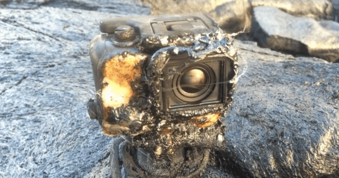 Вот что будет, если забросить камеру GoPro в кипящую лаву (изумительное ВИДЕО) Вот что будет, если забросить камеру GoPro в кипящую лаву (изумительное ВИДЕО)