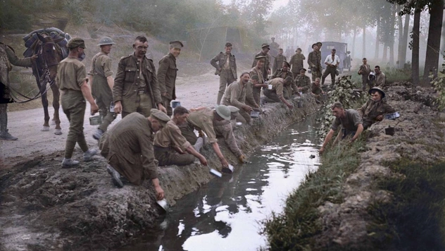 34 фотографии Первой мировой в цвете