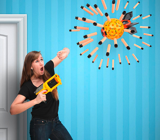 Мина Nerf Nuke Мина Nerf Nuke