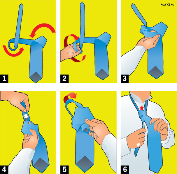 Завязать галстук