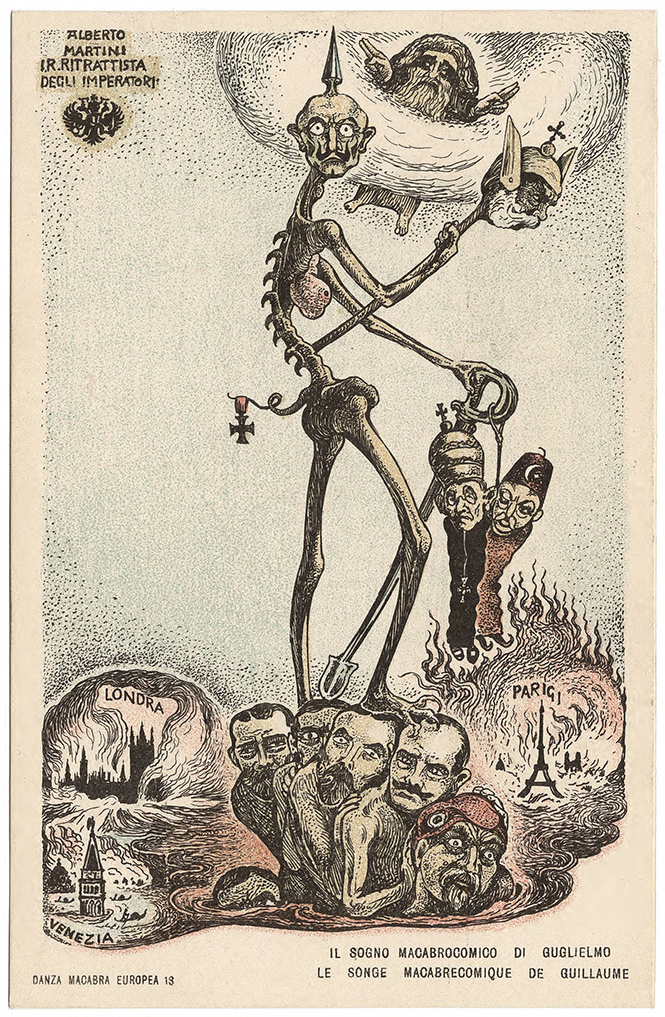 Фото №34 - Жутковатые карикатуры Первой мировой